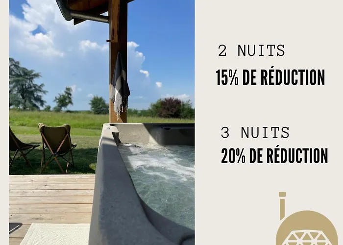 Dome Insolite Cedre Jacuzzi Et Petits Dejeuners Inclus