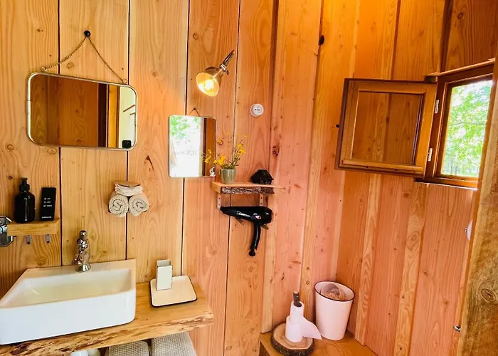 Dome Insolite Cedre Jacuzzi Et Petits Dejeuners Inclus ラグジュアリーテント *